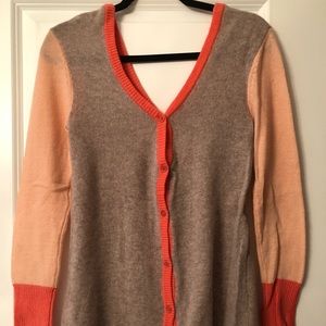 Cashmere button sweater